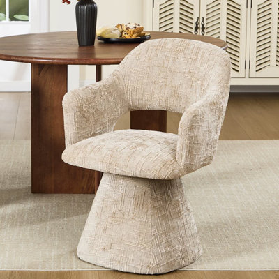 Tavien Upholstered Dining Chair Armless with Sturdy Metal Legs Ergonomic Side Accent Chair for Dining Room/Living Room
