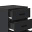 40cm W Metal Bedside Table-1167384354