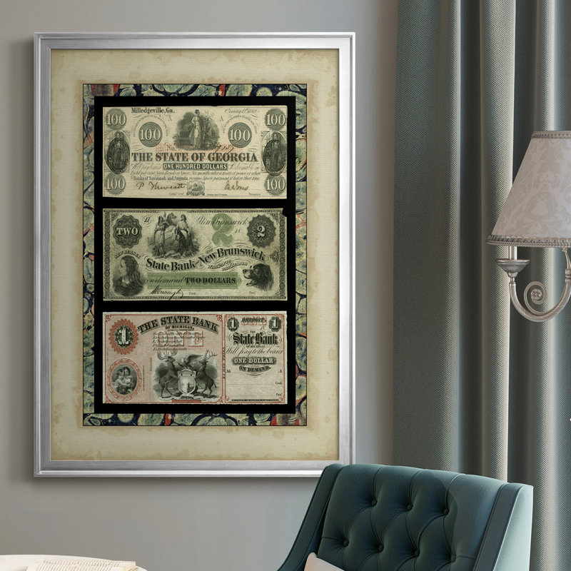 Impression sur toile, argent, H 36,5 po x l 26,5 po x P 1 po, Argent