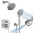 Complete Shower System with Rough in-Valve-97891535