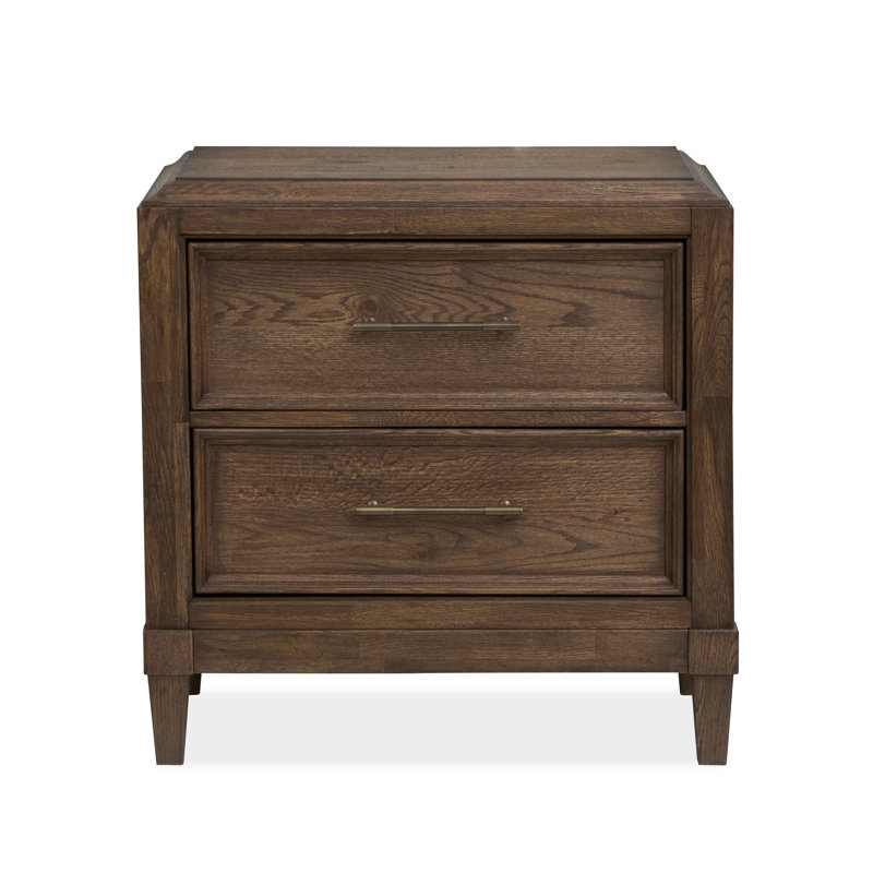 Très grande commode à 2 tiroirs avec miroir carré et commode, 6 pièces: lit, 2 tables de chevet, commode, commo
