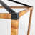 Aged Iron/Natural Rattan selected