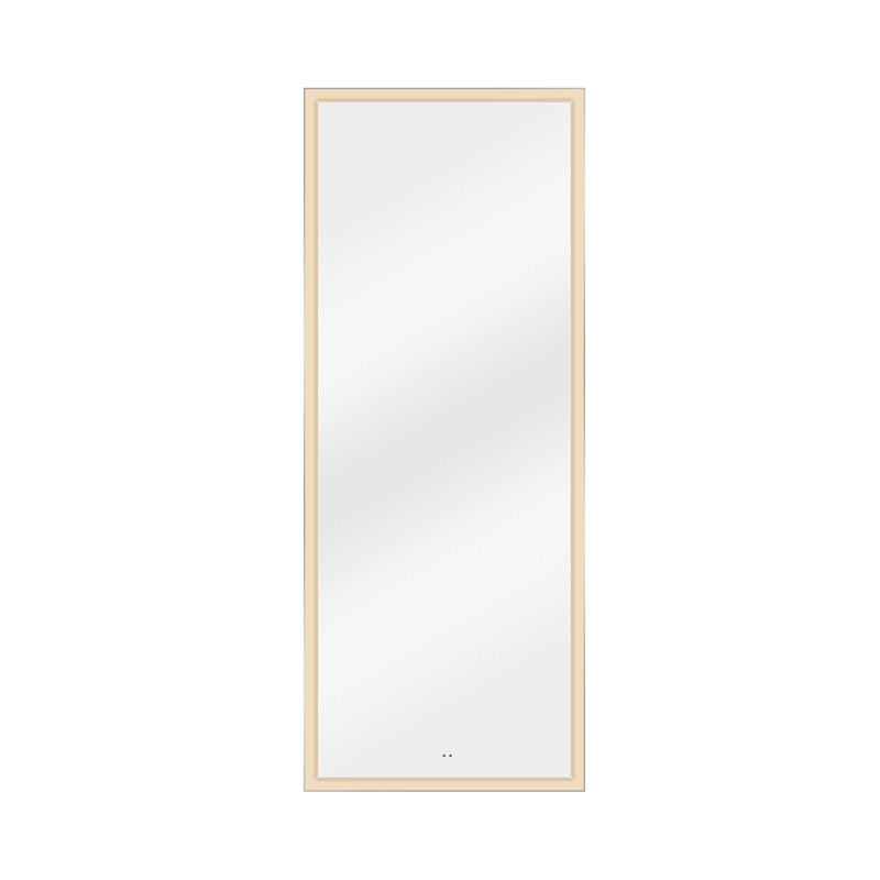 Miroir de salle de bain mural solaire à rétroéclairage à DEL avec technologie de détecteur de mouvement Dyconn Faucet