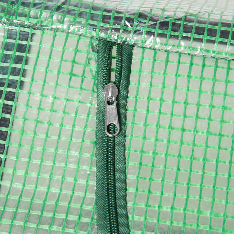 Mini serre chaude avec 3 fenêtres, vert