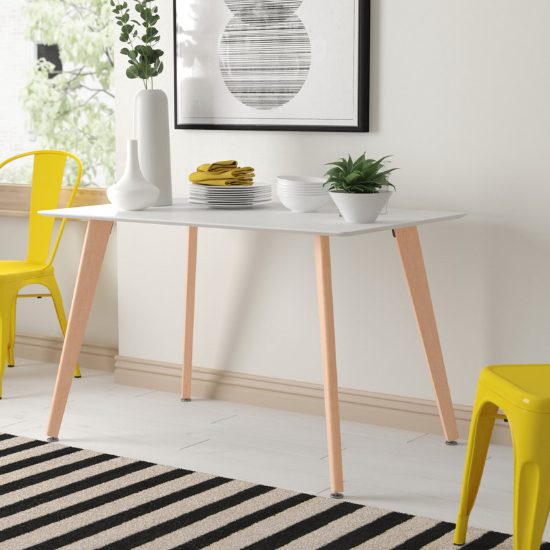 Bogardus Solid Wood Base Dining Table