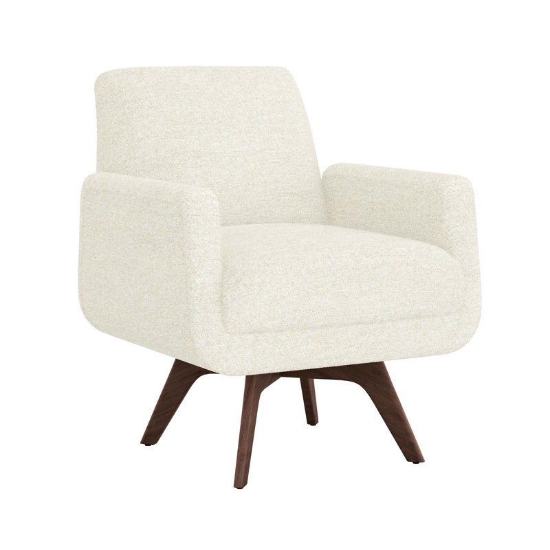 Landon Armchair, Walnut, Foam Acrylic