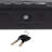 Stalwart Desk 2-Gun Safe with Fingerprint Access - Heavy-Gauge Steel Lock Box Holds 2 Handguns
