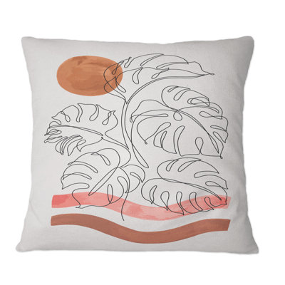 Coussin One Line Art