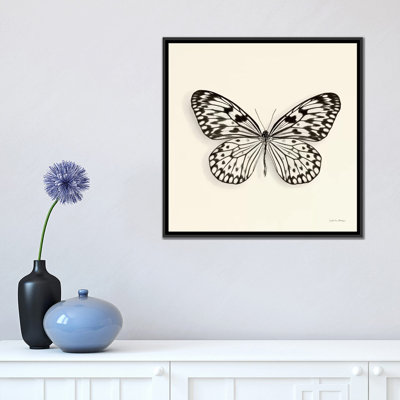 «Butterfly V in B&W», impression sur toile