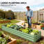 Grande jardinière surélevée galvanisée 8x2x1ft-1912245834