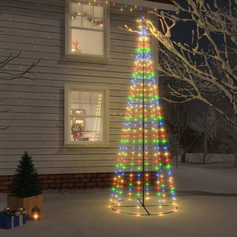 LED Indoor / Outdoor String Lights, 100 x 300 cm (Diameter x H), Colourful