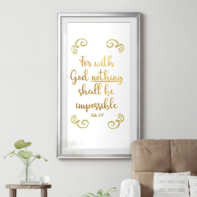 " Luke 1:37 "