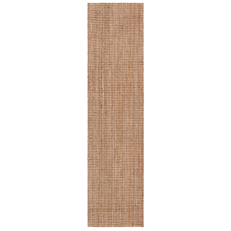 Calidia Natural Fiber Hand Woven Jute Solid Color Rug, Runner 2'3" x 8'