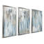 «Blue Illusion I», ensemble de 3 reproductions encadrées sur toile-775788863-621136438