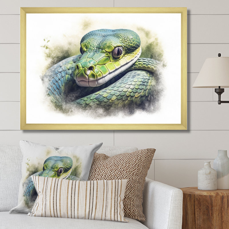 Wild Wild II - Reproduction d'art mural animaux, Cadre doré à une seule photo, H 30 po x l 40 po x P 1,5 po