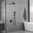 Wall Mounted Shower System With Hand Shower 2 Handle Complete Shower Faucet Kit Brass Shower Faucet Combo With Pressure Balance Valve-123232264