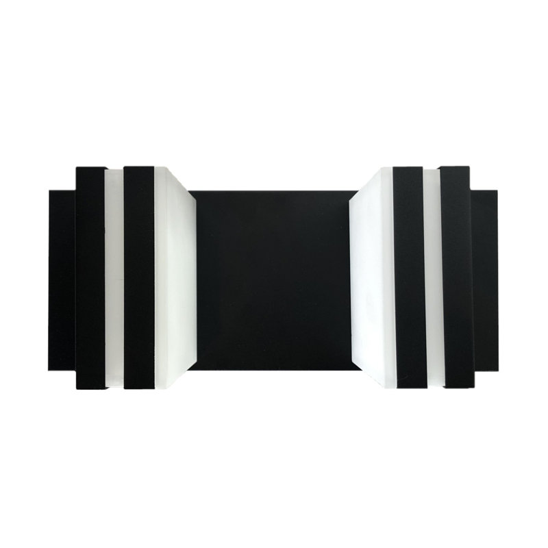 Éclairage pour meuble-lavabo carré noir 3cct-vl2 