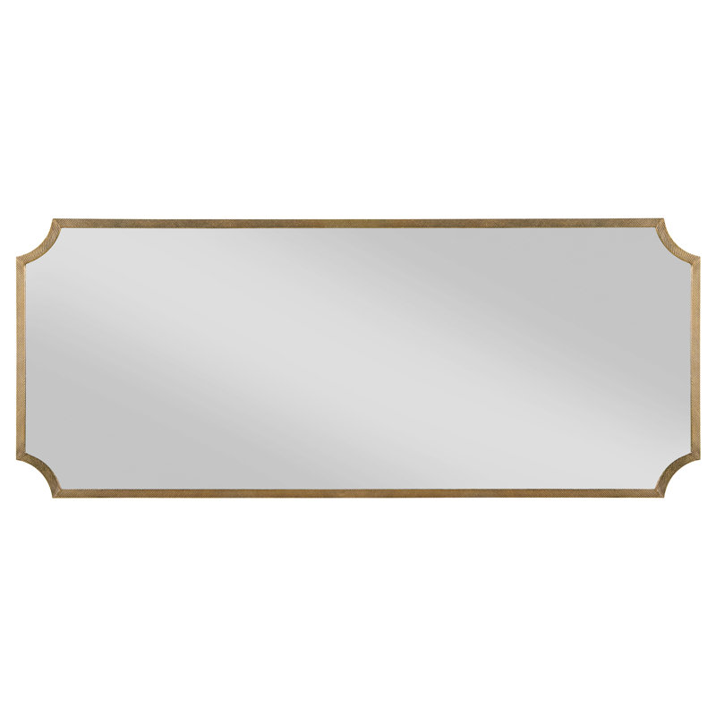 Cleopatra Rectangle Metal Beveled Mirror