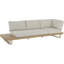Aveneil Aluminium & Acacia 5 - Person Garden Lounge Set with Cushions