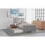 Lit plate-forme avec lit gigogne-532534125