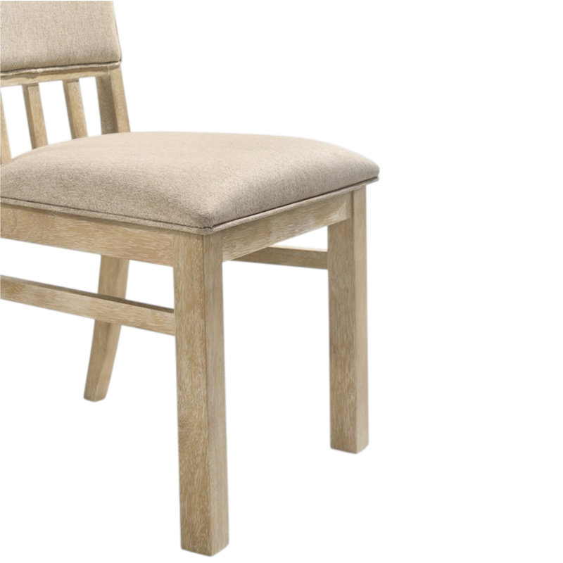 Chaise de salle à manger en tissu l 19 po Amando