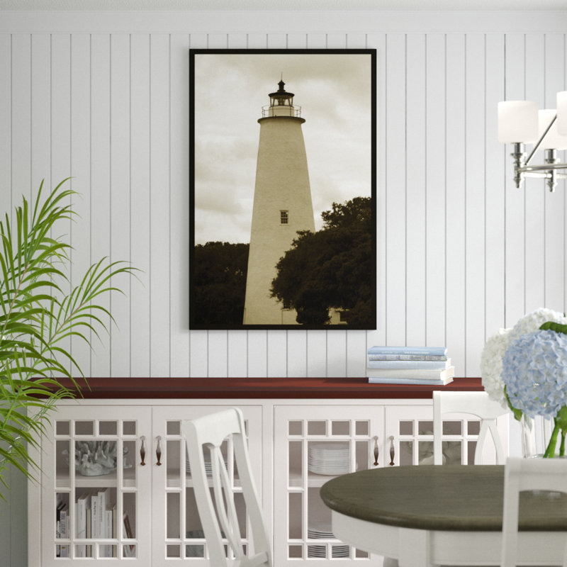 Ocracoke Island Lighthouse by Jason Johnson - Print on Canvas, 122cm H x 81cm W, Wrapped Canvas