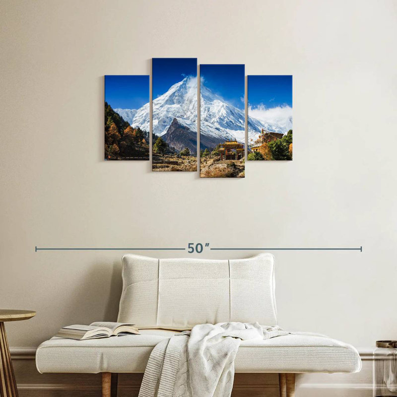 Himalayas Mountain Village, H 22 po x l 36 po
