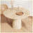 Modern Wooden circular dining table-1033680881