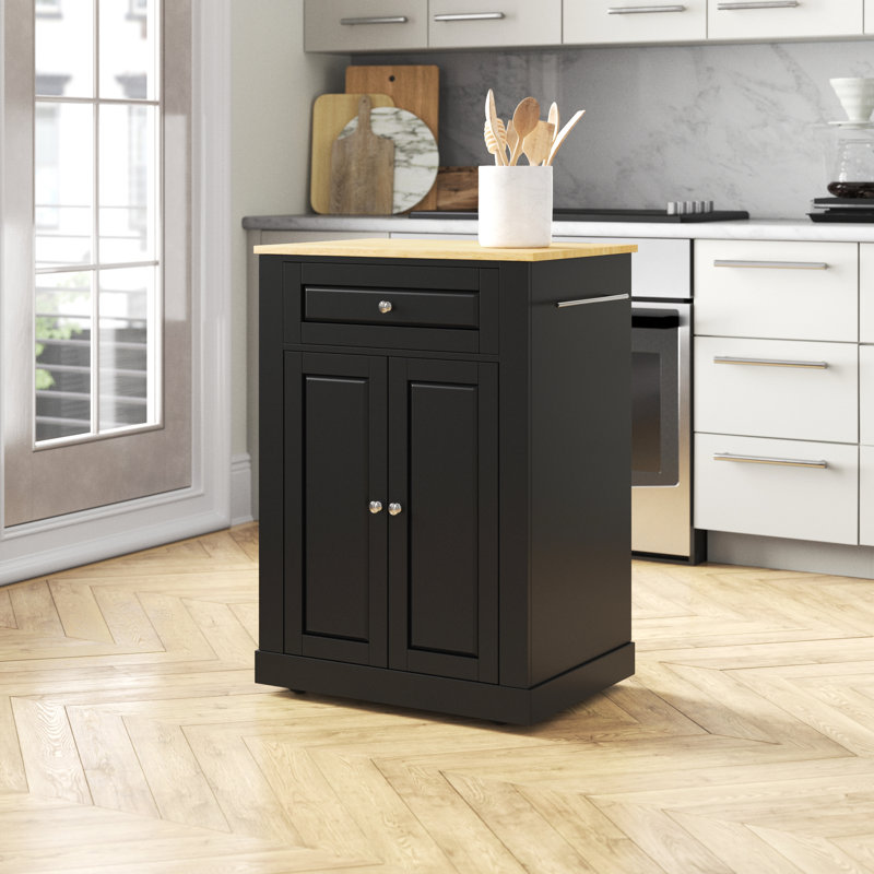 Chariot de cuisine de 24,75 po Camellon, Noir, noir, noir, noir