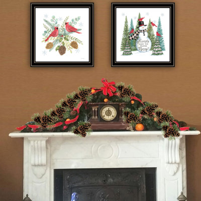 Unique Charm Home Wall Decor - 2 Friends, Multicolor, 14"X14", Wood + Paper Eye-Catching Art For Any Space