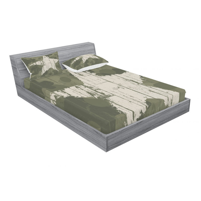 Microfiber Sheet Set, Queen Sheet Set with Fitted Sheet