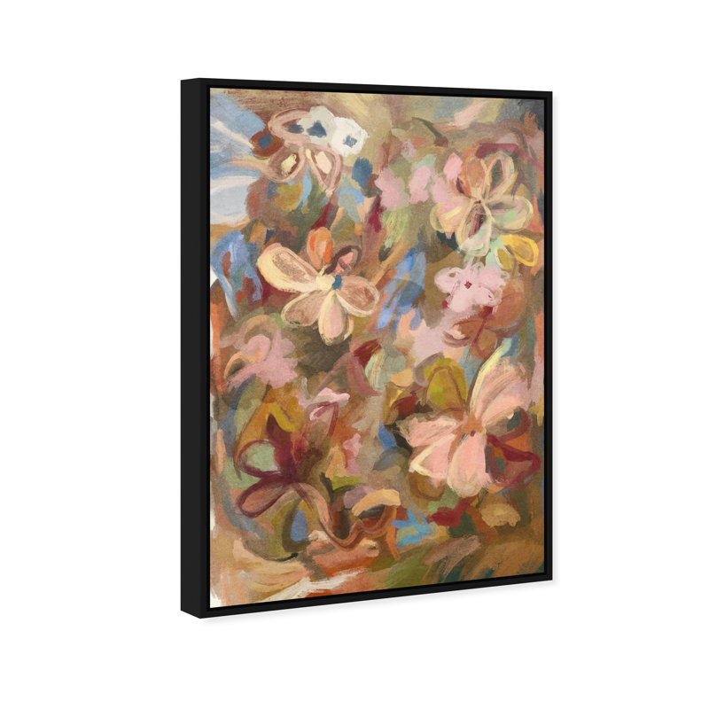 Moving Eden II Print by Oliver Gal, 25"H x 17"W, Black Floater Frame