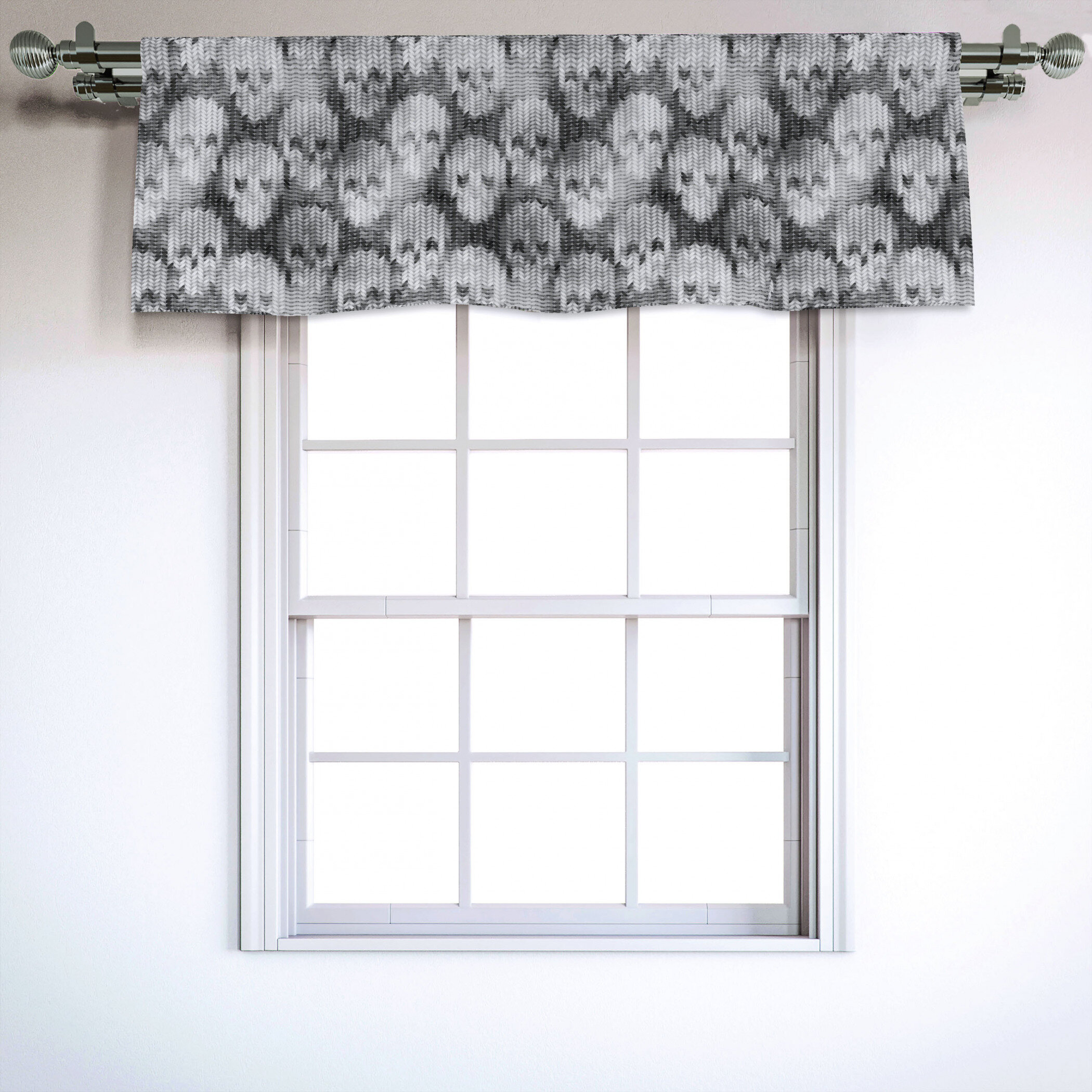 East Urban Home Sateen Ruffled 54'' W Window Valance in | Wayfair