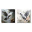 Perroquet gris en vol I - ensemble de 2 impressions sur toile perroquet-2016962368-2016962380