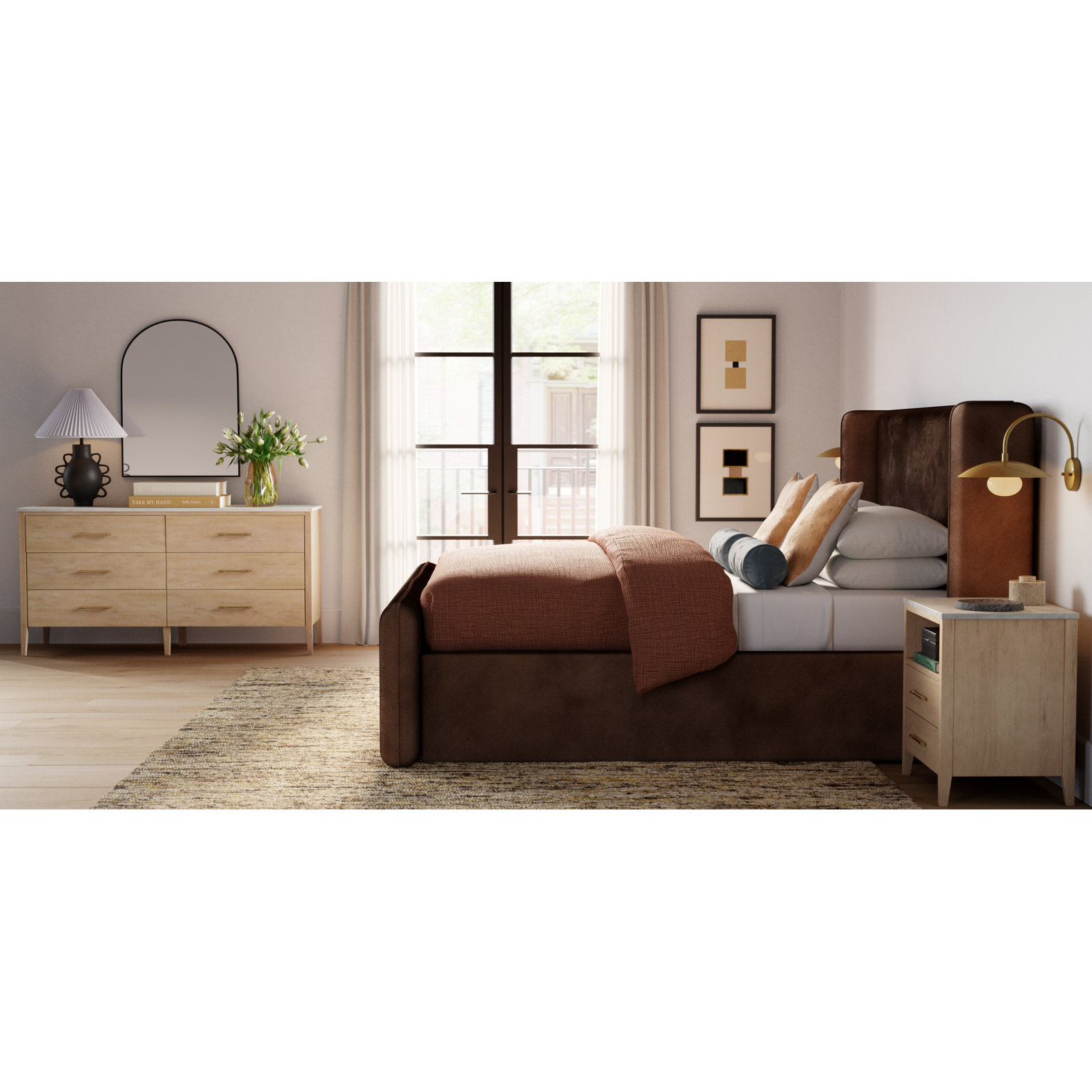 Aelin Upholstered Bed, Queen