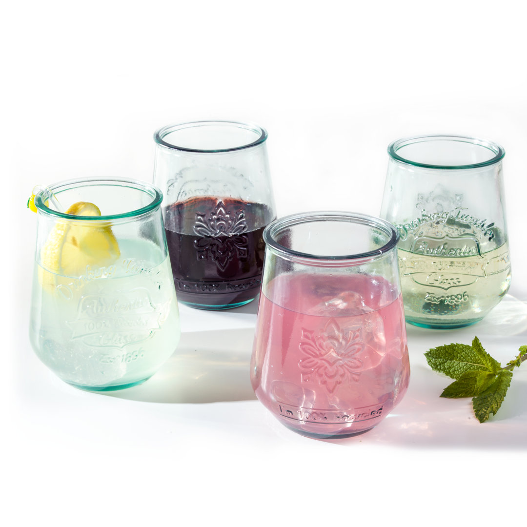 Bara Euro Recycled Glass Tumbler Set (Set of 4) Euro Ceramica