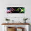 «Smoky USA», drapeaux du Brésil sur toile-415562240