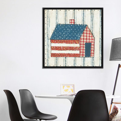 « americana quilt iii », reproduction d’art sur toile