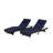 Outdoor Wicker Long Reclining Chair Set Of 2-23384882