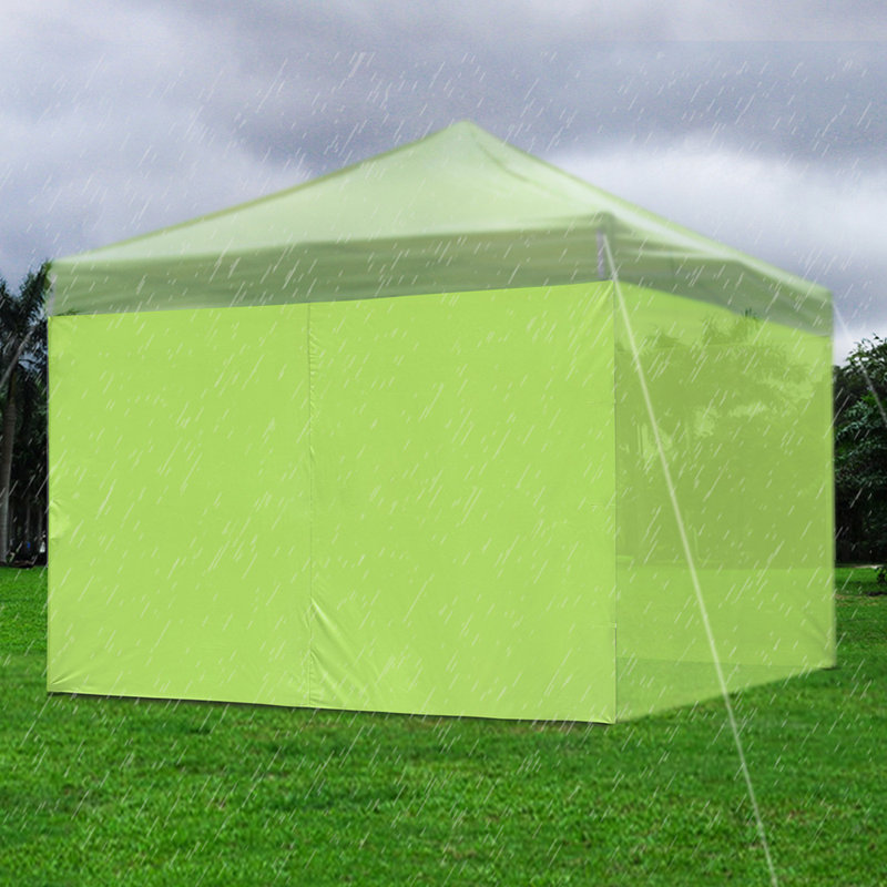 InstaHibit Universal Privacy Sidewall UV30+ Fits Canopy Gazebo 1 Piece Green, 114.96" H x 78.74" W x 0.39" D, Green