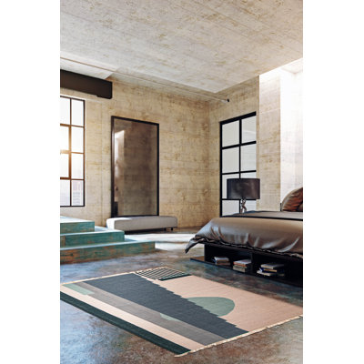 Kilim beige Ankara FW 5 pi 2 po x 7 pi 10 po
