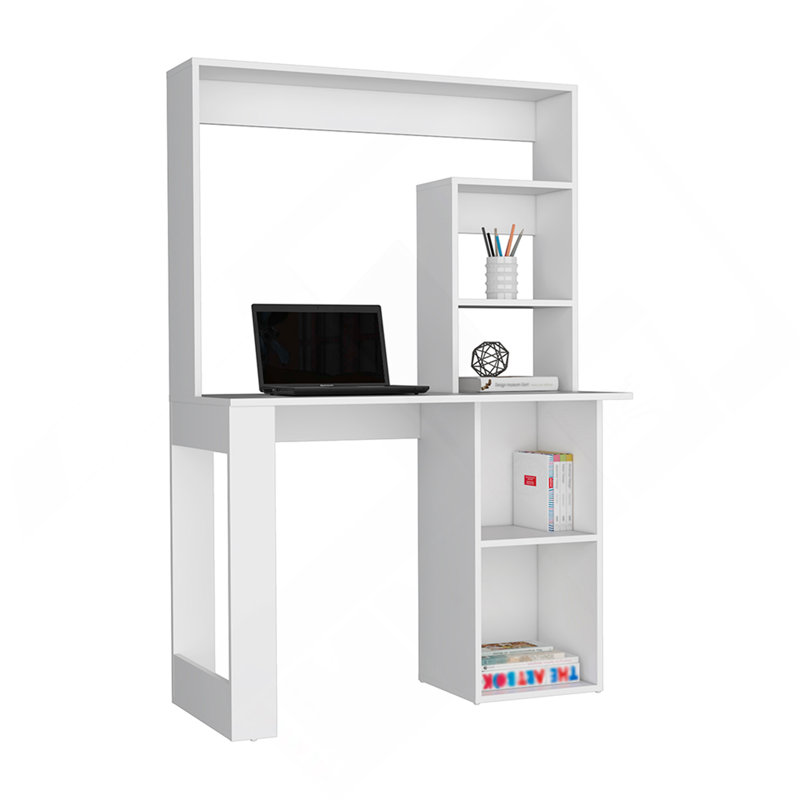 Bureau Ryndon, bahut, finition, Blanc