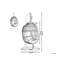 Bettrys Hanging Chair with Stand