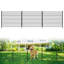 719.33 cm W Steel Border Fencing with 10 Panel(s) Included-132485495