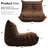 Bean Bag Chair, Fireside Chair, Large Bean Bag Chair For Adults, Bean Bag Chairs For Teens With High-Resilience Foam, Non-Slip Base Floor Lounge Sofa,Living Room (Single)-126181499-114775571