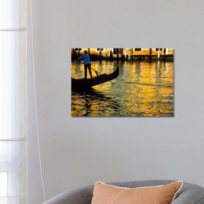 Golden Venezia, Venice, Italy by Jim Nilsen - Wrapped Canvas Gallery-Wrapped Canvas Giclée