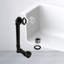 Drain de baignoire en ABS Twist and Close avec trop-plein à 2 trous-37145624