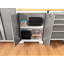 Ensemble de 12 armoires de garage Bold XL Series Platinum avec outil, base, armoires murales, plan de travail en acier inoxydable et Casiers-119222193