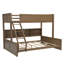 Lit simple superposé au-dessus de grand lit simple avec armoires de rangement et ports USB-904289105