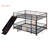 Loft Bed With L-Shape Desk And Wardrobe-1208870774-1208870761